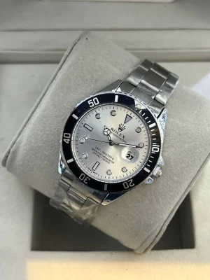 ساعت رولکس ساب مارینر مردانه  SUBMARINER کد 5004 (نقره ای)