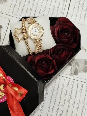 باکس هدیه ساعت و دستبند