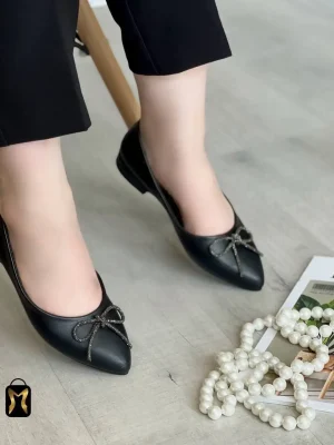 کفش مجلسی پاپیونی (مشکی) کد 4773
