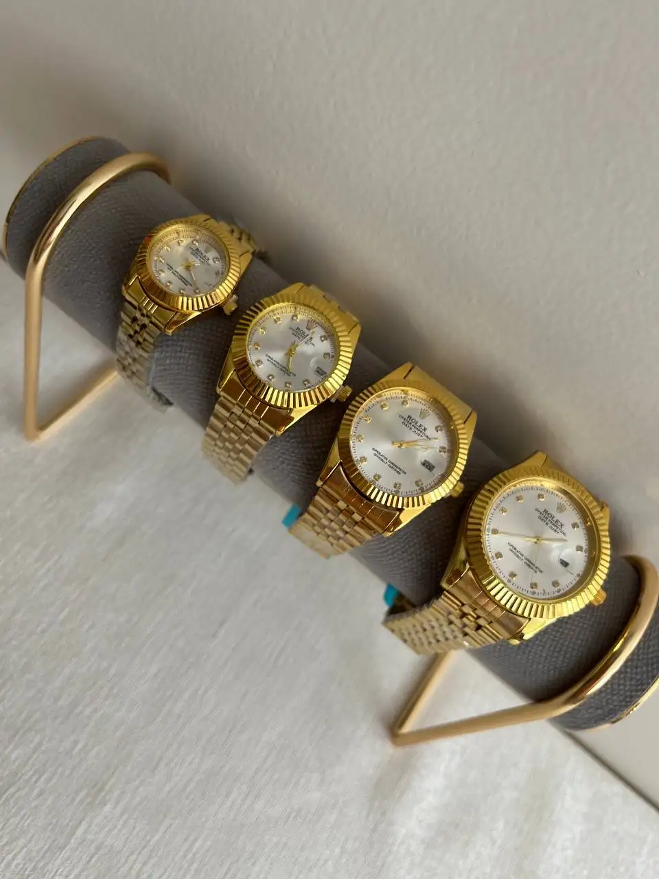 ساعت رولکس دیت جاست ROLEX DATEJUST کد 5002 (طلایی صفحه روشن)