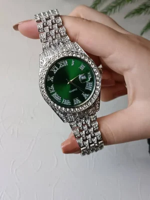 ساعت نگینی طرح رولکس