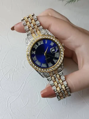 ساعت نگینی طرح رولکس