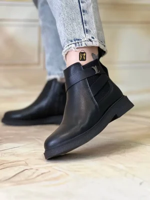 نیم بوت کنار کش زنانه