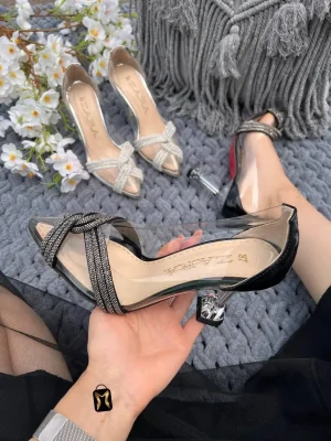 کفش مجلسی زنانه طلقی نگینی