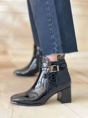 بوت مجلسی زنانه ورنی لاکچری