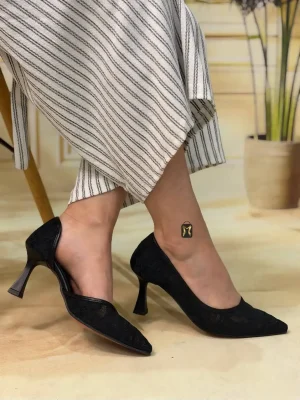 کفش مجلسی توری زنانه