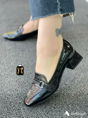 کفش ورنی سنگی زنانه