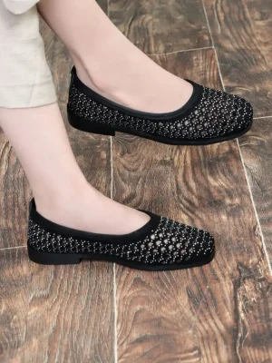 کفش نگینی مجلسی زنانه